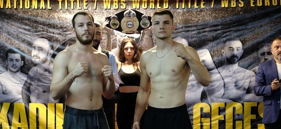 The new WBS World super welterweight champion Enes Refik Ciftci